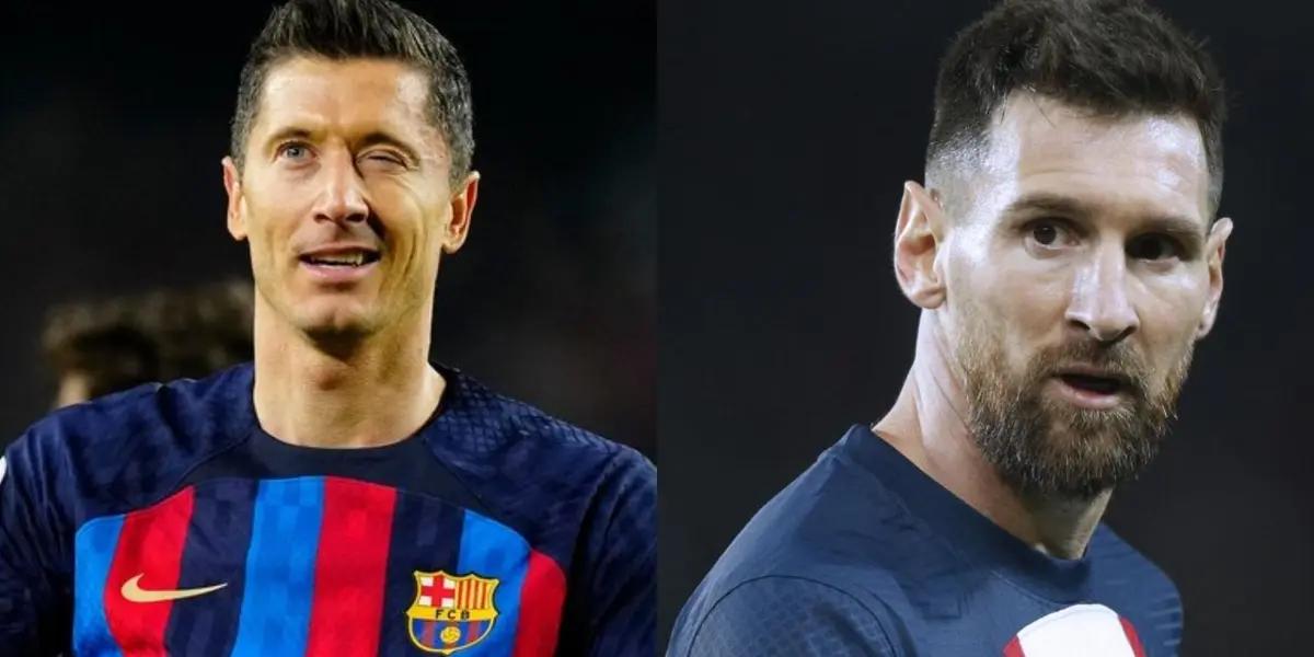 Lewandowski no se olvida del desplante que le hizo Lionel Messi, y ahora mira lo que le hizo