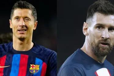Lewandowski no se olvida del desplante que le hizo Lionel Messi, y ahora mira lo que le hizo