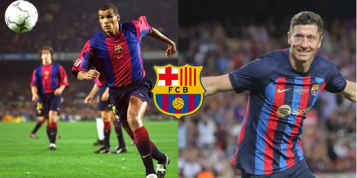 Lewandowski sigue ratificando su gran comienzo en Barcelona y alcanzó un récord de dos cracks brasileños.