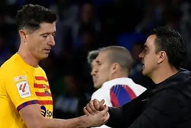 Lewandowski ya no suelta el balón a sus compañeros del FC Barcelona con tal de él hacer su gol ante Valencia