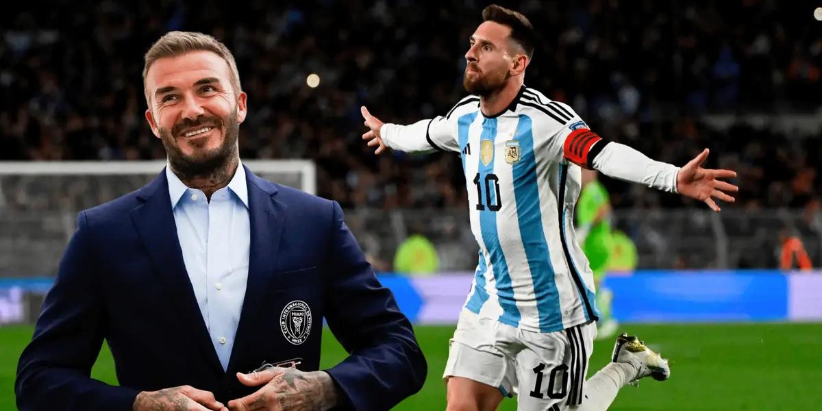 Lionel Messi alcanzó a David Beckham con una marca pero Inter Miami no dudó en agasajarlo con un recado