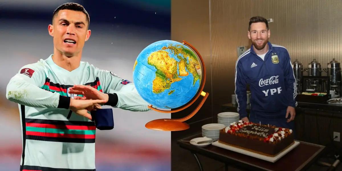 Lionel Messi cumplió 36 años y el mundo no dudó en saludarlo pero esto decidió Cristiano Ronaldo