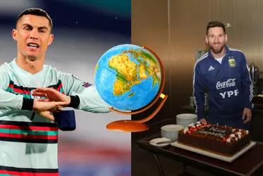 Lionel Messi cumplió 36 años y el mundo no dudó en saludarlo pero esto decidió Cristiano Ronaldo