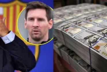 Lionel Messi debería resignar casi 30 millones de euros para poder volver a un Barcelona donde Laporta lo desprecio.