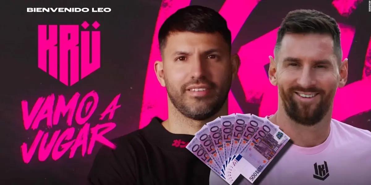 Lionel Messi decidió hacerse dueño con Sergio Agüero de su equipo del Kru, mira lo que ganan por torneo conseguido
