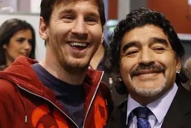 Lionel Messi despidió a Diego Maradona tras su fallecimiento.