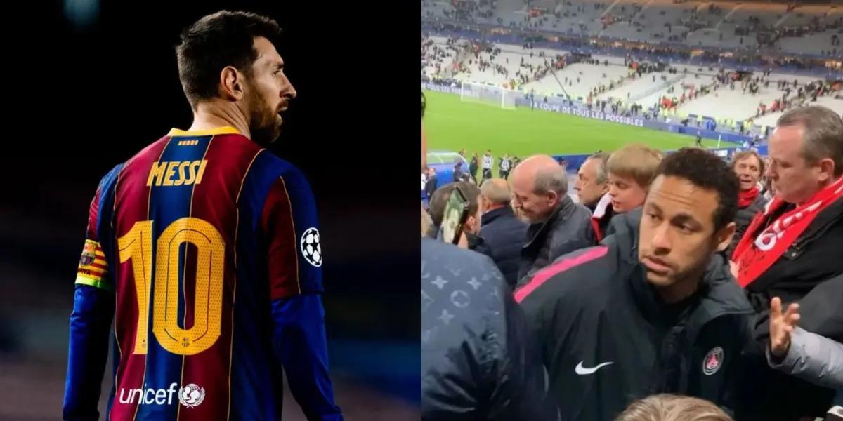 Lionel Messi dio una lección de humildad a su amigo Neymar, ahora que está con su selección en Argentina