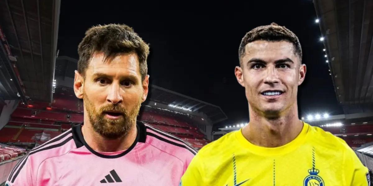 Lionel Messi en el Inter Miami con Cristiano Ronaldo en el Al-Nassr