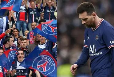 Lionel Messi está atravesando su peor momento en PSG y la historia sumó un nuevo capítulo de la afición en contra del argentino