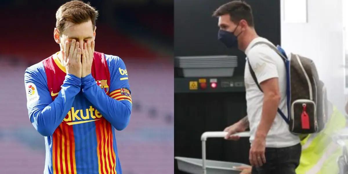 Lionel Messi está en Barcelona y mira a lo que está dedicado en sus vacaciones, mientras suena que vuelve al Barça