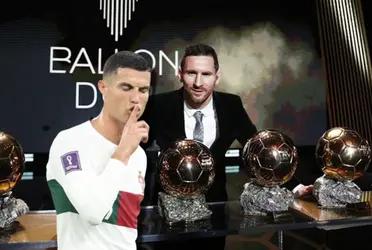 Lionel Messi está próximo a ganar un 8vo Balón de Oro, mientras que Cristiano Ronaldo se quedó con 5