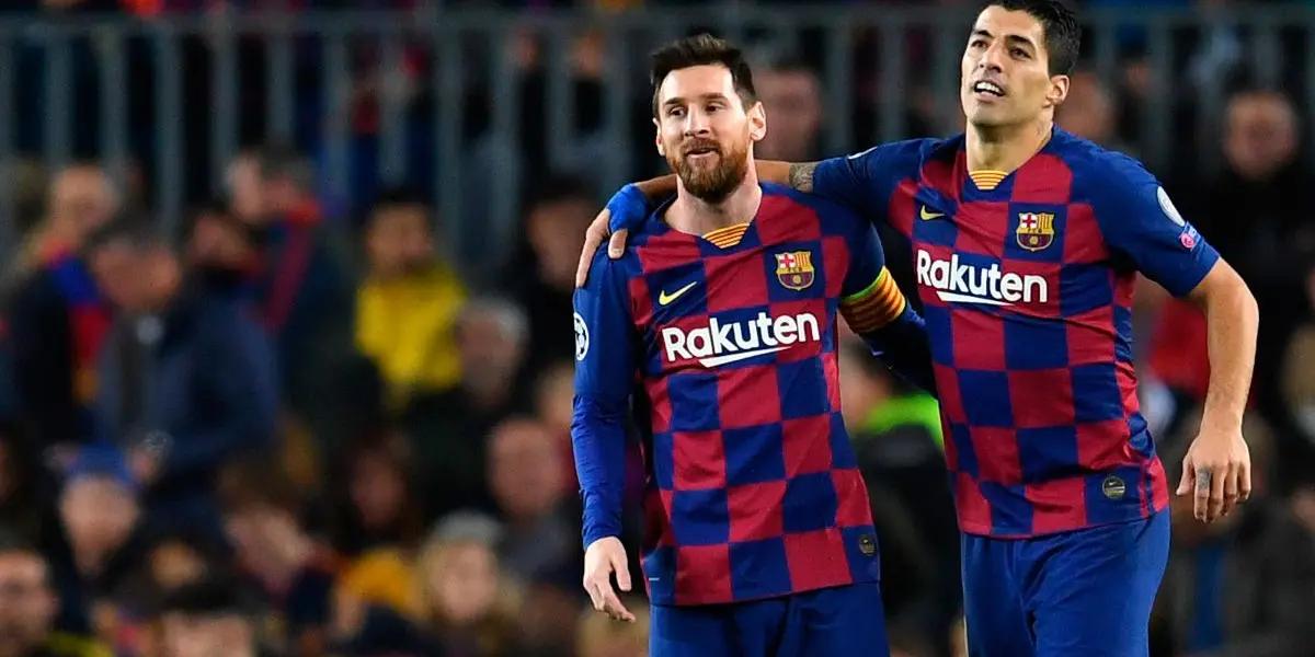 Lionel Messi no estuvo del todo contento con el arribo de Suárez al Atlético de Madrid.