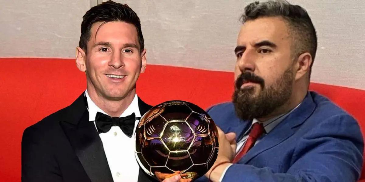 Lionel Messi ganó el premio a mejor deportista del 2023, sin embargo un periodista mexicano lo ninguneó