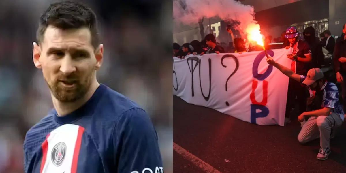 Lionel Messi les dio un golpe con guante blanco a los hinchas del PSG que le insultaron y ya no quieren que siga en el equipo