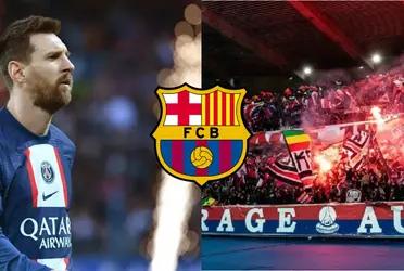 Lionel Messi marcó el gol del campeonato y ni así logró contentar a los hinchas de PSG que lo recibieron de esta manera