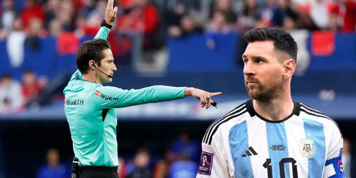 Lionel Messi - Munuera Montero (Foto: X)