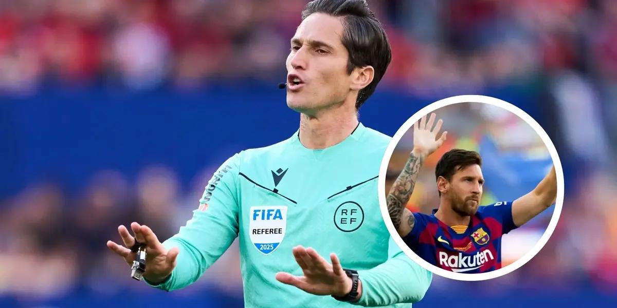 Lionel Messi - Munuera Montero (Foto: X)