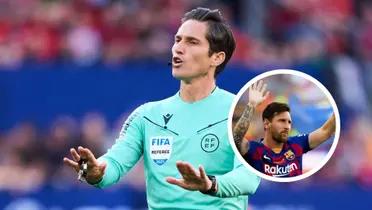 Lionel Messi - Munuera Montero (Foto: X)