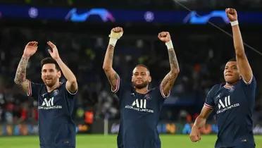 Lionel Messi, Neymar y Kylian Mbappé