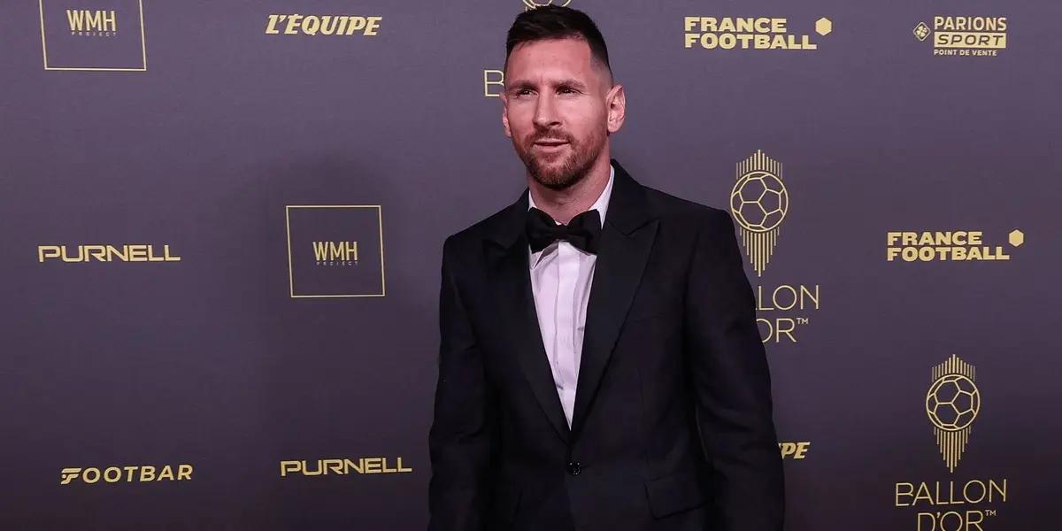 Lionel Messi no pasó por alto en su llegada a la gala del Balón de Oro y mira cómo demostró que es un caballero