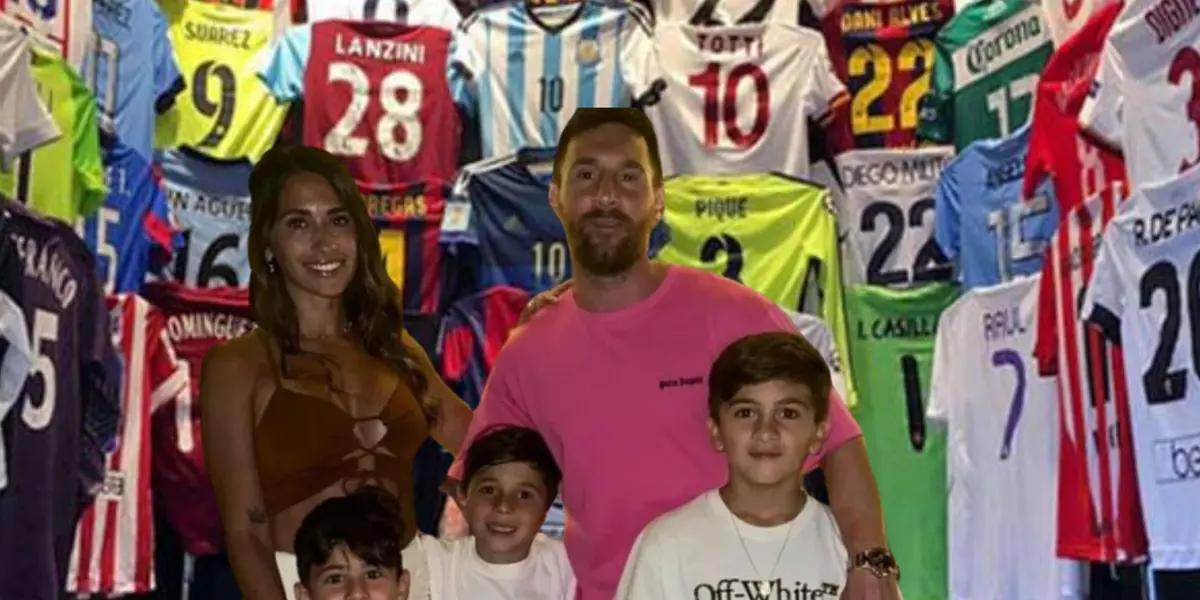 Lionel Messi pasó año nuevo en Rosario y tuvo un regalo inesperado que lució para recibir el 2024
