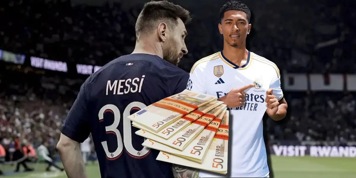 Lionel Messi pasó sin mayor protagonismo por el PSG, que ahora quiere convencer a Jude Bellingham y con este sueldazo