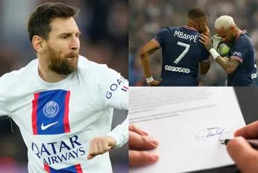 Lionel Messi podría continuar su carrera en el PSG dependiendo de este jugador.