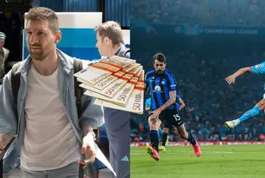 Lionel Messi prefirió otro destino para su futuro y lejos de estar involucrado en la definición de la Champions League prefirió esto