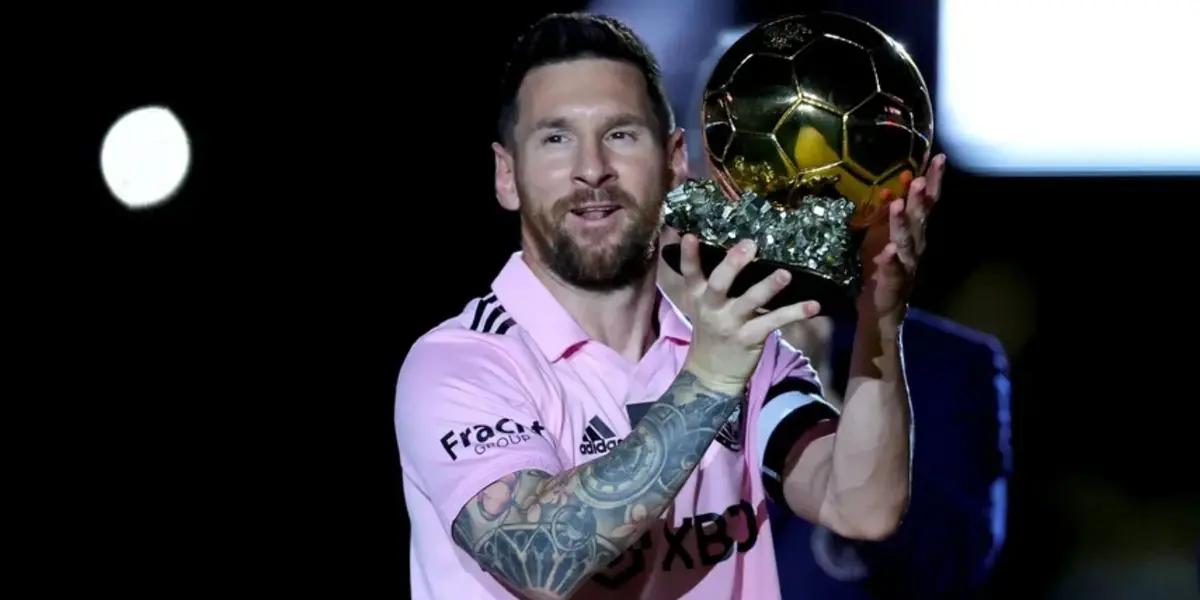 Lionel Messi presentó su Balón de Oro en los Estados Unidos y tuvo un partido que perdió con el Inter Miami