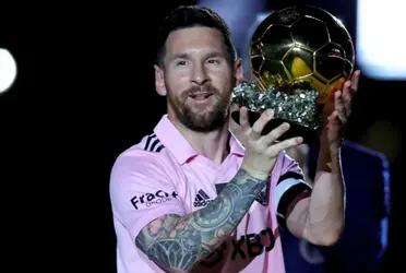 Lionel Messi presentó su Balón de Oro en los Estados Unidos y tuvo un partido que perdió con el Inter Miami