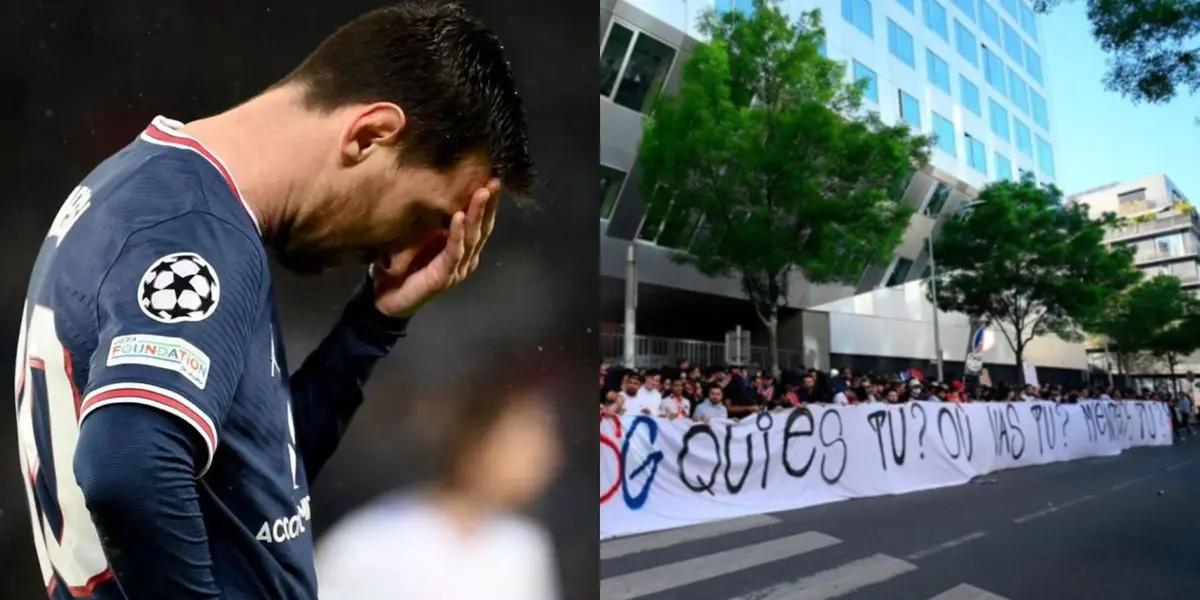 Lionel Messi se despidió de Francia con una nueva ofensa de los hinchas de PSG en su partido final