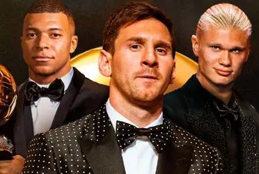 Lionel Messi se hizo de su octavo Balón de Oro y esto hicieron Mbappé y Haaland que también eran los nominados