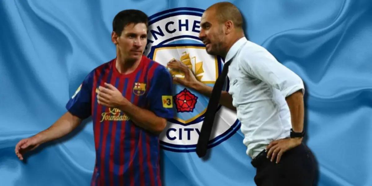 Lionel Messi se ofreció para jugar en el Manchester City y habló con Pep Guariola