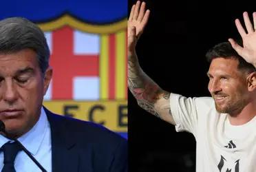 Lionel Messi no se quedó de brazos cruzados y le respondió a Joan Laporta