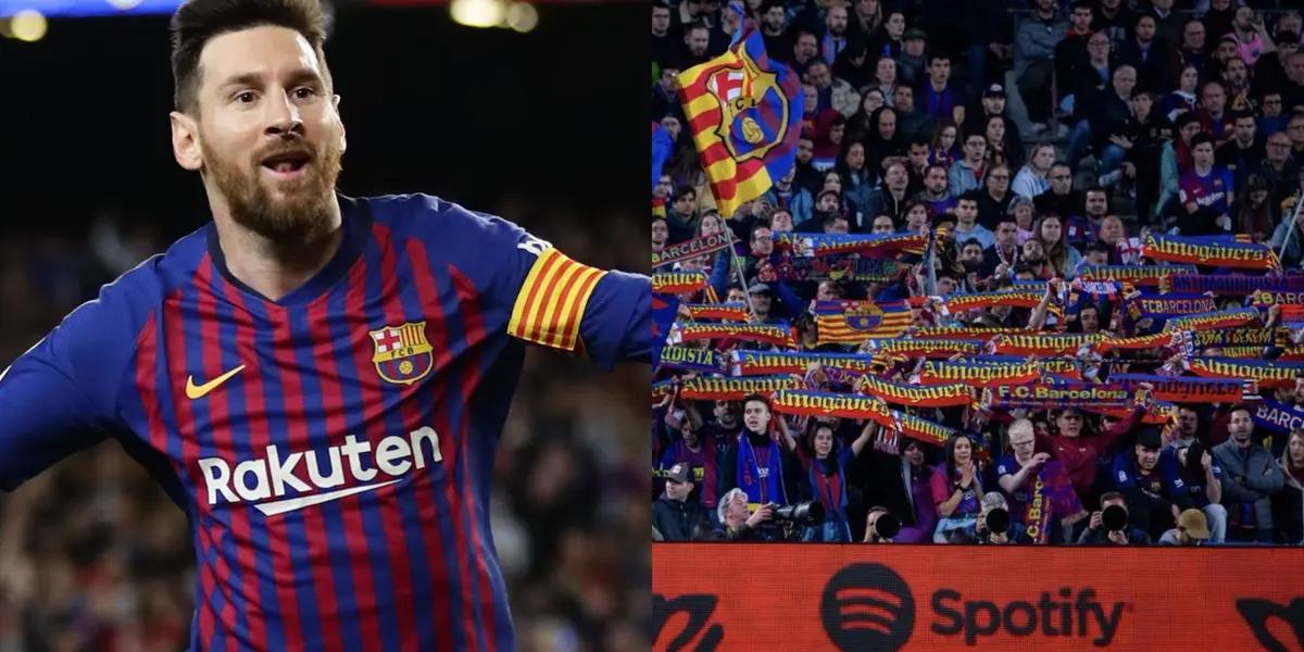 Lionel Messi sigue ilusionando a los hinchas del FC Barcelona, luego que ha decidido negociar su regreso y que los hinchas lo pidan