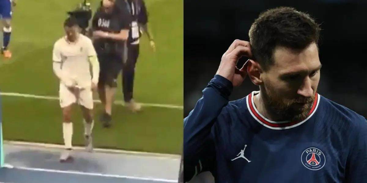 Lionel Messi sigue siendo hostigado por los hinchas de PSG quienes cantaron por Cristiano Ronaldo y provocaron una reacción en el argentino