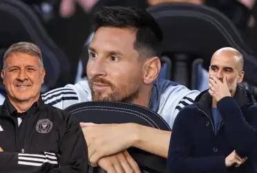 Lionel Messi sorprendió siendo suplente en su debut en MLS y Martino explicó los motivos