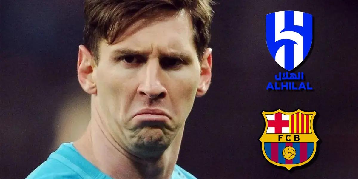 Lionel Messi tiene como principales posibles destinos a FC Barcelona y Al Hilal FC pero acá jugará primero