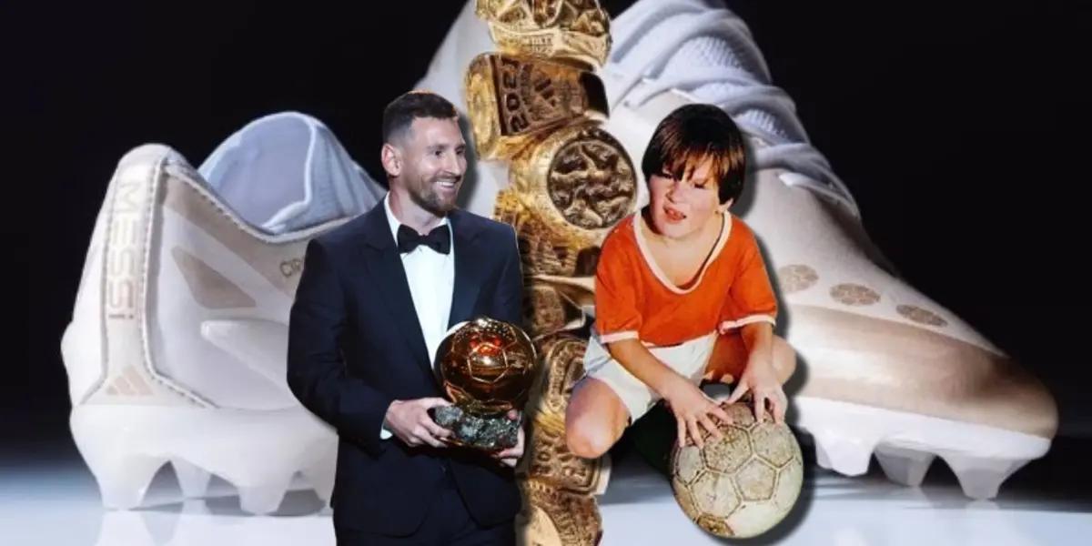Lionel Messi tiene un nuevo modelo de zapatos, en honor a los ocho Balones de Oro que tiene