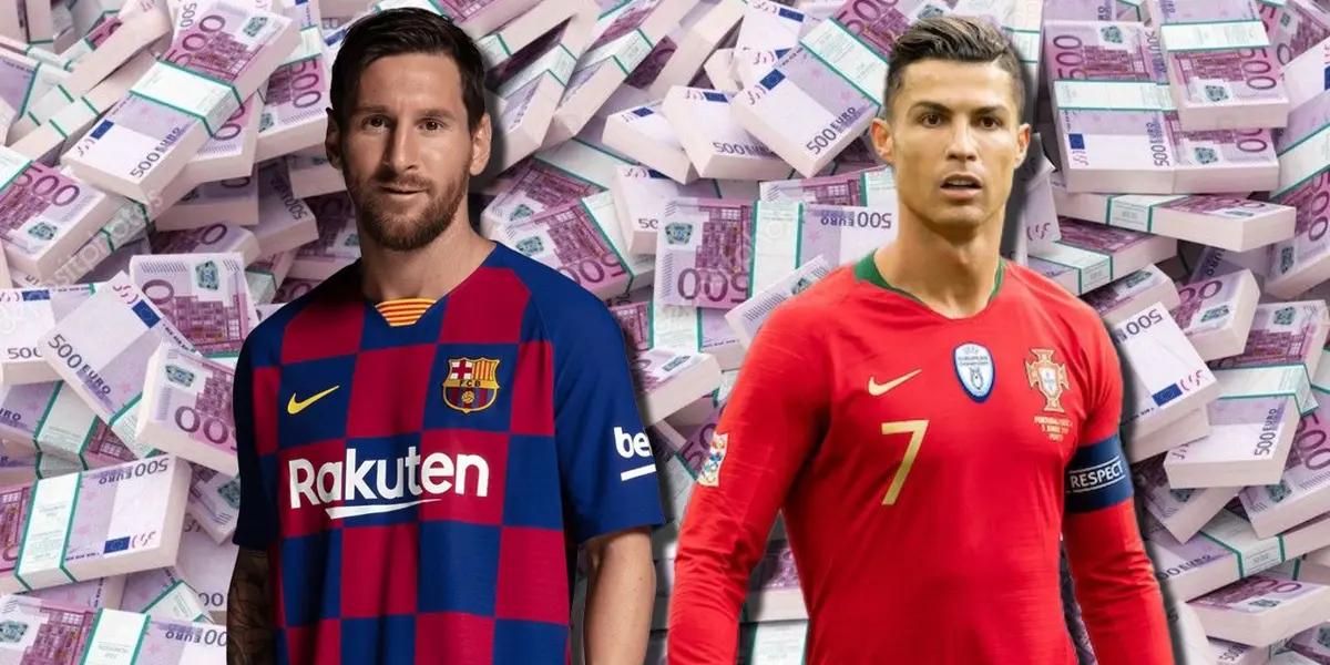 Lionel Messi tiene una fortuna de 400 millones de euros en su cuenta de banco, esto debería trabajar Cristiano Ronaldo para igualarlo