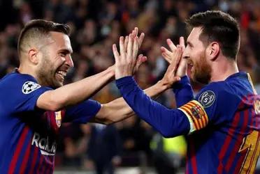 Lionel Messi tomó de esta manera el anuncio de Jordi Alba de salir de FC Barcelona