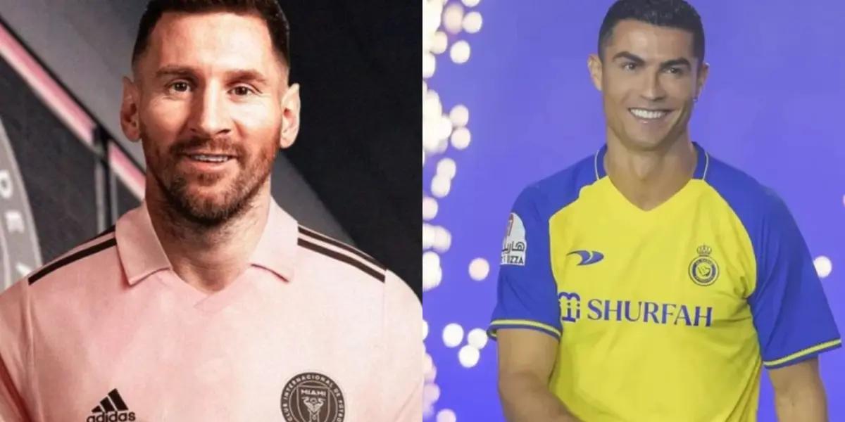 Lionel Messi tomó la decisión de ir a jugar a Estados Unidos y Cristiano Ronaldo fue contundente con su postura