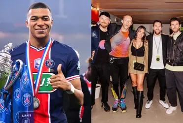 Lionel Messi tomó una decisión en los festejos de PSG y así lo vio Kylian Mbappé