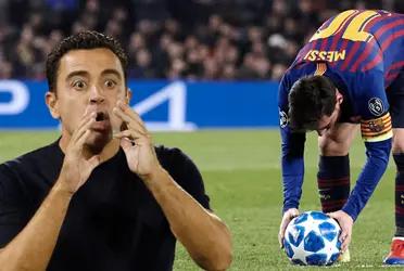 Lionel Messi volvió a anotar por la vía del tiro libre en el partido contra Ecuador y en FC Barcelona se acordaron del argentino