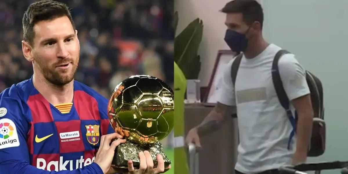 Lionel Messi volvió a Barcelona y ya mencionan que jugará para los Culés nuevamente