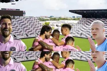 Lionel Messi volvió a diferenciarse del resto con un pequeño gran gesto con sus compañeros de Inter Miami