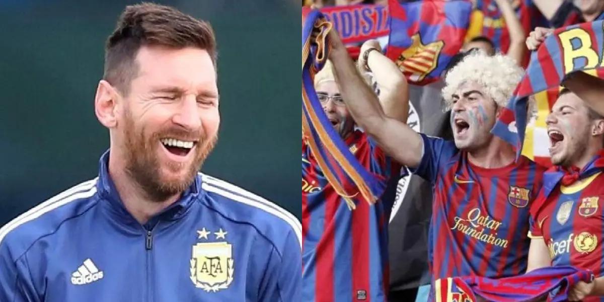 Lionel Messi volvió a hacer de las suyas en su partido con la Selección Argentina con una acción que puede enojar a la afición Culé