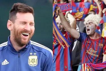 Lionel Messi volvió a hacer de las suyas en su partido con la Selección Argentina con una acción que puede enojar a la afición Culé