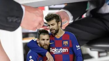 Lionel Messi y Gerard Piqué, ex jugadores del FC Barcelona