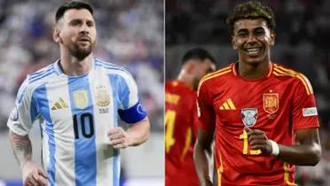 Lionel Messi y Lamine Yamal / Foto: GOAL